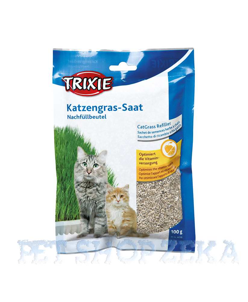 TRIXIE BIO Trava za mace, kesa 100g