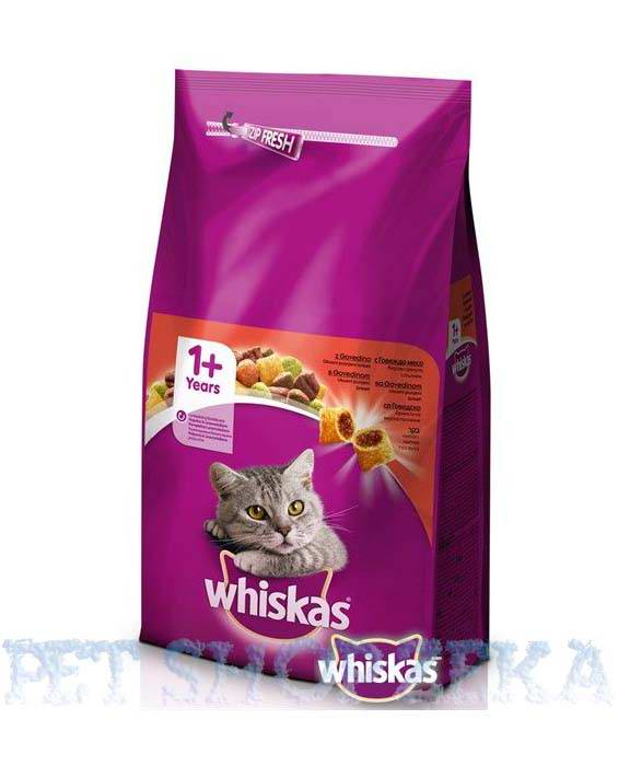 Whiskas Briketi za mačke Govedina 14kg